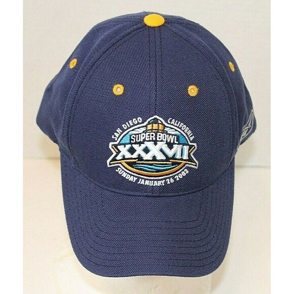 2003 Super Bowl XXXVII NFL Reebok Cap NWT San Diego California Embroidered Hat - Picture 2 of 8